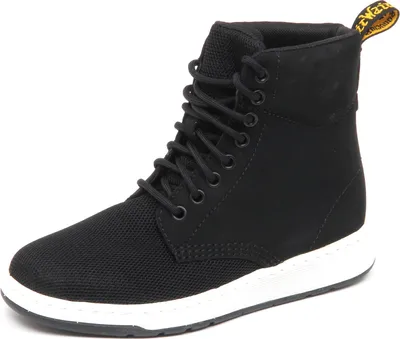 Produktbild von D8008 (ohne Schachtel), Sneaker für Damen, Stoff, Marke DR. MARTENS, Modell MESH RIGAL, Farbe: Schwarz. Damenschuh