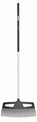 Zdjęcie produktu dla Fiskars 1027037, Grabie do liści, Czarny, Srebrny, Aluminium, Czarny, 1 szt.