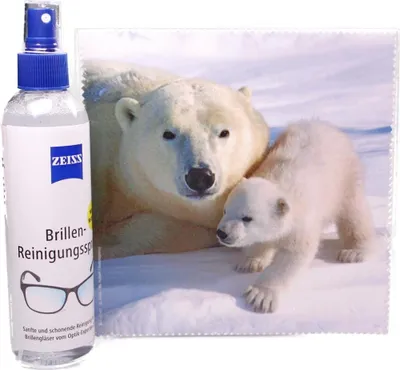 Produktbild von Mikrofasertuch "Eisbärmama mit Kind"  Größe 18,5*18,5 cm von La Kelnet