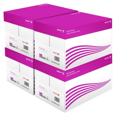 Produktbild von Xerox Performer Multifunktions-Papier, 80 g/m², A3, 4 Karton, 20 Pakete à 500 Bl