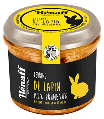 Produktbild von Terrine vom Kaninchen mit Pflaumen.