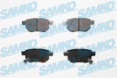 Produktbild von SAMKO Bremsbeläge Satz Hinten Bremsklötze für TOYOTA PRIUS (ZVW3) 5SP1530