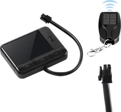 Immagine prodotto di SucceBuy regolatore per riscaldatori d'aria diesel, interruttore termostatico universale DC 5 V per sistemi di riscaldamento, unità di controllo con display LCD e telecomando, compatibile con riscaldatori da 2 kW/5 kW/8 kW