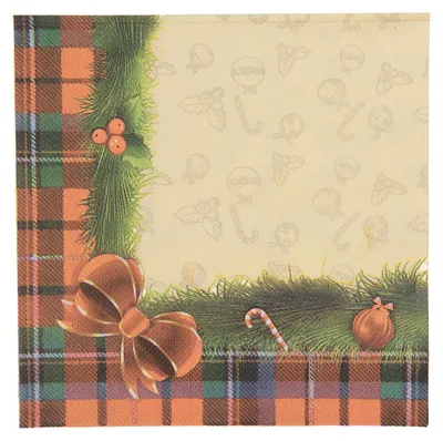 Obrázek produktu pro Clayre & Eef Papírové ubrousky, sada 20 ks, 33 x 33 cm, žluté