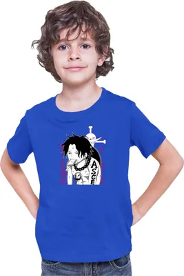 Obrázok produktu pre Detské tričko Kid Japan Anime Manga One Manga Piece Anime Luffy 04 Straw Icecream, 5-6 Rok - 116 / Modrá