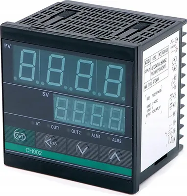 Produktbild von CH902 TempControl – Digitaler Temperaturregler mit LED-Display | 0–400 °C | 48–240V AC | SSR/RELAIS | 96x96mm | Typ K / Pt100 | 2 Alarme