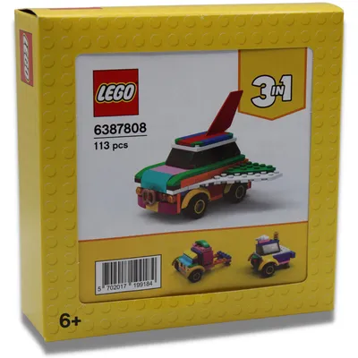 Produktbild von LEGO® 5006890 (6387808) Wiederaufbaufähiges fliegendes Auto