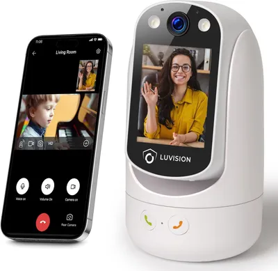 Produktbild von LUVISION PTZ Gegensprechkamera Video Anruf Kamera Telefonkamera WLAN Überwachungskamera Senioren Baby Überwachung Autotracking