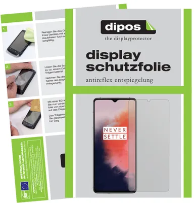 Produktbild von 2x Schutzfolie für OnePlus 7T matt Displayschutzfolie Folie Display Schutz dipos