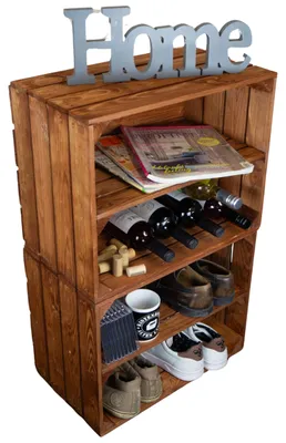 Image de Solidchoice - Coffret de rangement en bois, lot de 2, idéal pour de nombreuses utilisations