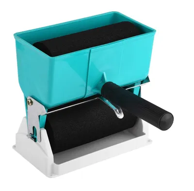 Produktbild von 1 x Klebstoffauftragsgerät, tragbares, handliches Klebstoffauftragsgerät mit Rollenmechanismus, manuell für Holzbearbeitung (3) (6 Zoll mit Schaltersteuerung)