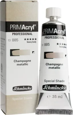 Produktbild von PRIMAcryl PROFESSIONAL - Champagne metallic - Sondertöne Metallic, 35 ml Tuben - Schmincke 13 885 009