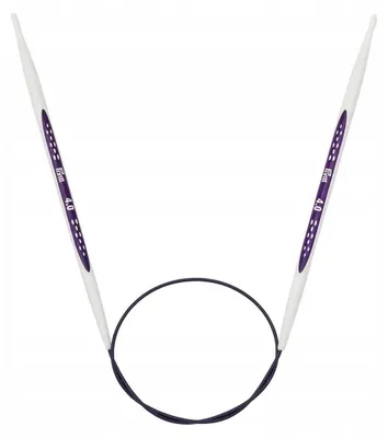 Produktbild von PRYM ERGONOMICS Stricknadeln mit Stahlseil 4.0 40cm