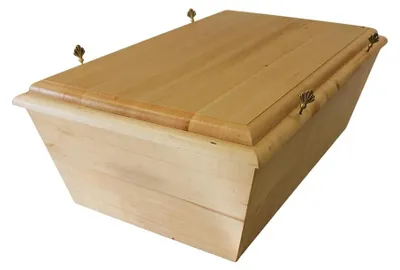Immagine prodotto di Cassa funebre in pregiato legno di quercia, adatta a animali di taglia media, cassa per animali, cassa per cani