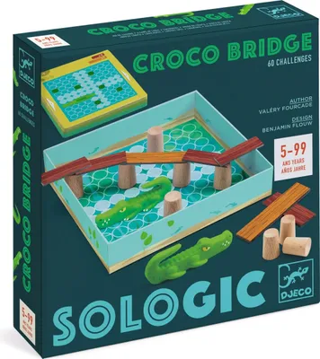 Produktbild von Logikspiel Krokodilbrücke, Djeco
