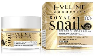 Produktbild von Eveline Cosmetics Royal Snail 80+ Ultra Nourishing Day &amp/ Night Cream, 50ml