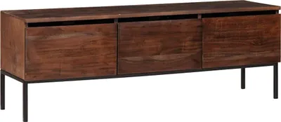 Produktbild von TV-Schränk Honigbraun 110 x 30 x 36 cm Massivholz Akazie