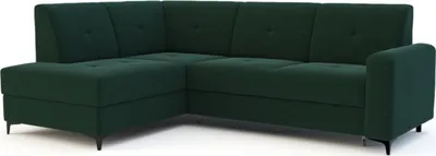 Produktbild von Ecksofa für Wohnzimmer, Wohnzimmer, Raum, dekorative Steppung, modernes Interieur, elegante Verarbeitung, Steppung, Bettzeugablage, Schlaffunktion, L-Sofa, Ottomane links oder rechts, Modern Design - Scandal Ottomane Links (Riviera 38)