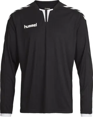 Produktbild von Hummel Kinder Trikot Core LS Poly Jersey - 104615, Farbe:Schwarz, Textil:140-152