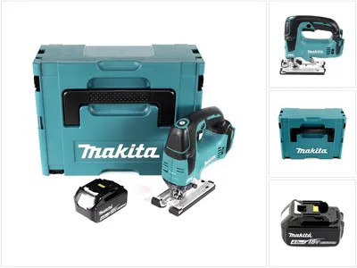 Produktbild von Makita DJV 182 M1J Akku Pendelhubstichsäge 18V Brushless + 1x Akku 4,0Ah + Makpac - ohne Ladegerät