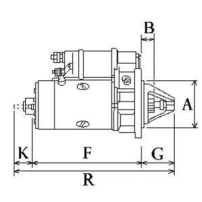 Produktbild von HC-Cargo 113928 Starter Anlasser 1,7kW für LAND ROVER Freelander SUV (L314) 12V