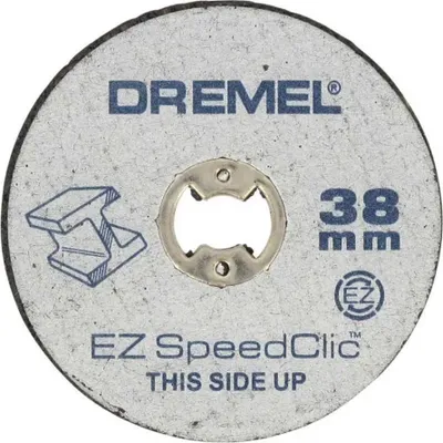 Image de Lot de 12 Disques à tronçonner Ø 38mm DREMEL 2615S456JD EZ SpeedClic pour les métaux