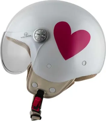 Zdjęcie produktu dla Nzi Pasarela Corazón Jet Helmet White S White S