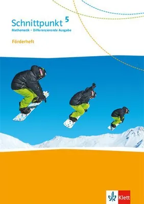 Obrázok produktu pre Schnittpunkt Mathematik 5. Differenzierende Ausgabe. Förderheft mit Lösungen Klasse 5