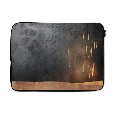 Produktbild von MuchoWow® Laptop Hülle 13 Zoll Abstrakt - Gold - Design Laptoptasche - Laptophülle - Sleeve - Rundumschutz