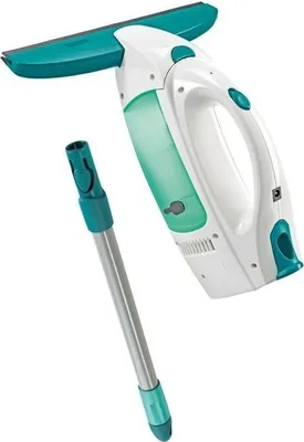 Obrázek produktu pro Čistič oken Leifheit Dry & Clean, tyč 43 cm, doba provozu 38 min, čištění bez šmouh, kompatibilní se systémem Click