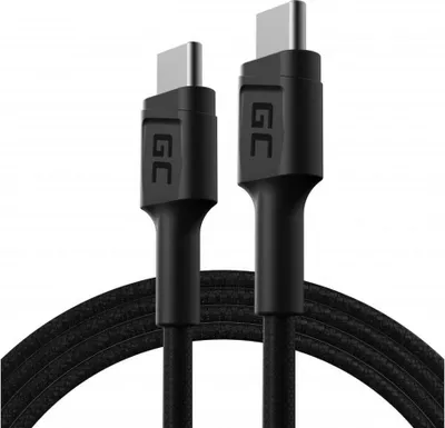 Image de Câble Green Cell PowerStream USB-C 1,2 m PD (60 W), 480 Mbps, Ultra Charge, QC 3.0
