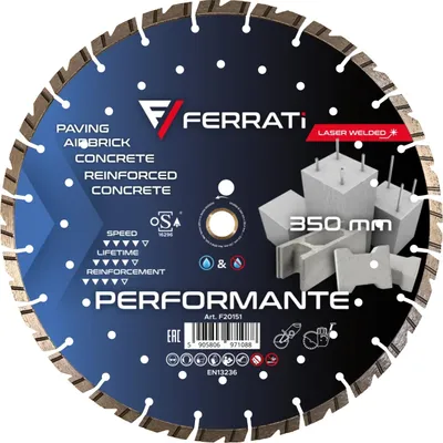 Productafbeelding van Ferrati Performante, diamantschijf, 350 mm