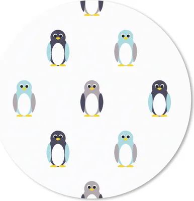 Produktbild von MuchoWow® Mauspad Mousepad Gestaltung - Tiere - Pinguin 50x50 cm - Mousepads - Maus Mat - Pad - Mausunterlage - Vinyl
