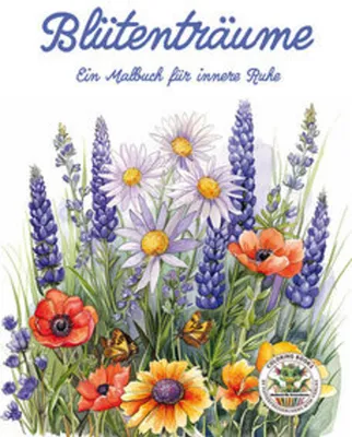 Produktbild von Blütenträume - Ein Malbuch für innere Ruhe