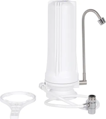 Produktbild von Auftischfilter AquaAvanti Single, VA Auslauf mit Carbonit Filter EM Premium 5