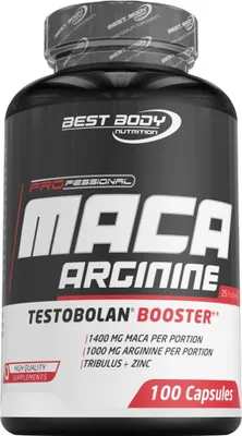 Produktbild von Best Body Nutrition - Professional Maca Arginine Testobolan Booster - 100 Stück/Dose