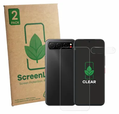 Produktbild von 2x ScreenLeaf Schutzfolie für Nubia Air (Display+Kamera) Displayschutz Display Schutz Folie Klar Transparent