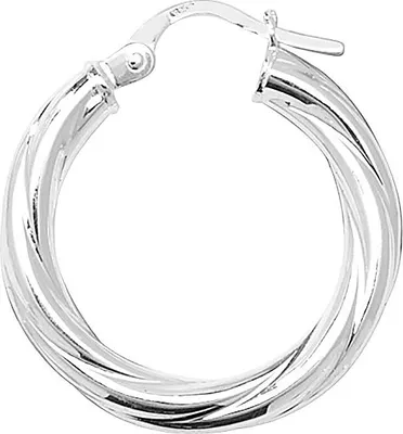 Produktbild von 925 Sterling Silber Damen - Paar Creolen - 15mm; TRS11518MM15