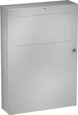 Immagine prodotto di Cestino KWC AR, RODAN, acciaio inox, 495x710x153 mm, montaggio a parete, circa 45 l