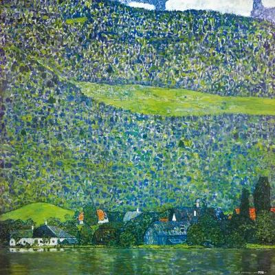 Zdjęcie produktu dla Obraz drukowany Gustav Klimt - Litzlberg Am Attersee, 1915 (40 x 40 cm)