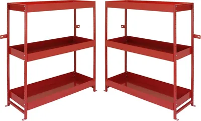 Immagine prodotto di Monster Racking 2 x furgoni, veicoli da officina, allestimento veicoli, sistema di smistamento, contenitori per utensili, sistema di scaffalature, scaffalatura, scaffale da officina 116,5 cm x 115 cm x 34,8 cm