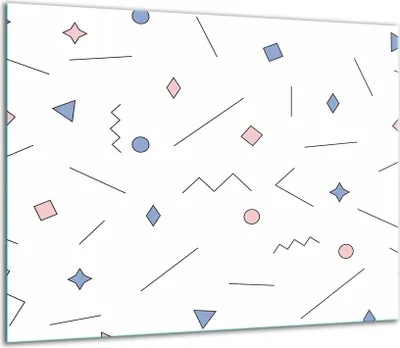 Produktbild von Herdabdeckplatten Glaskeramikkochfeld-Abdeckung Spritzschutz Glas 60x52cm Weiß
