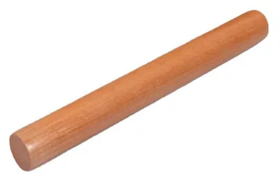 Produktbild von Holz-Nudelholz, multifunktionaler Teigroller mit Notstick zum Backen in der Küche, Hellbraun