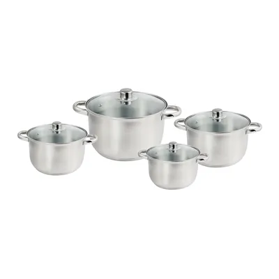 Produktbild von Kochtopf-Set Edelstahl 8-teilig Michelino