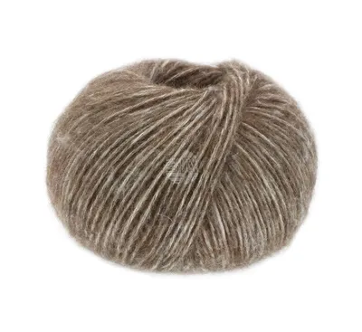 Produktbild von Lana Grossa - Natural Alpaca Pelo 0008 dunkelbraun meliert