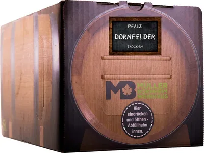 Produktbild von Bag in Box Wein Dornfelder Rotwein trocken 5 L Weinhaus Müller Bornheim