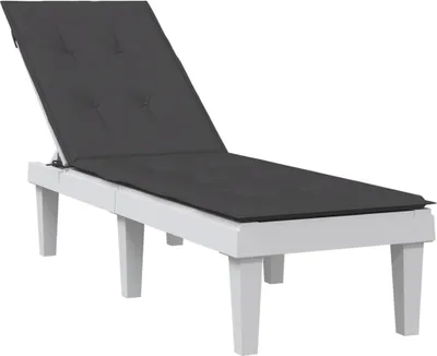 Produktbild von Möbel Liegestuhl-Auflage Melange Anthrazit (75+105)x50x3 cm Stoff - Sitzkissen 4002486