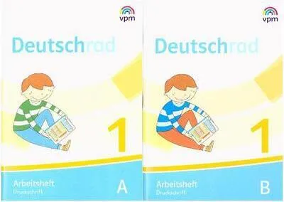 Produktbild von Deutschrad 1. Arbeitsheft und Buchstabenheft Druckschrift (Paket). Klasse 1