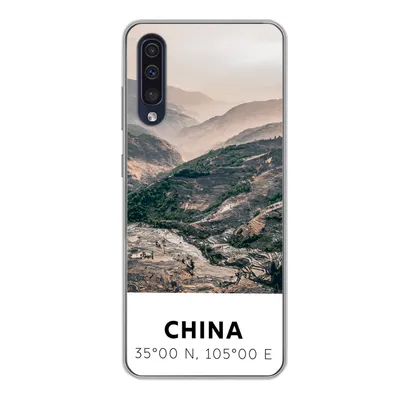 Produktbild von MuchoWow® Handyhülle Schutzhülle Hülle für Samsung Galaxy A50 China - Berge - Asien - Sommer Silikon Softcase Handy Hülle - Mobiltelefonhülle