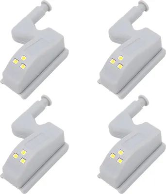 Obrázok produktu pre 10 sád závesného LED svetla s vysokým jasom ABS závesné svetlo s 3 LED svetelnými guľôčkami závesné svetlá pre šatníkovú skriňu teplé svetlo